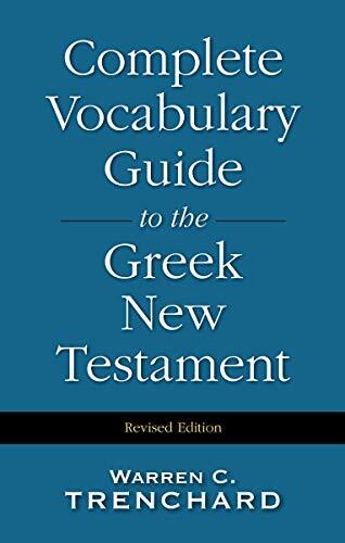 This volume is the best book available for building New Testament Greek vocabulary with new improvements to make it even better!
