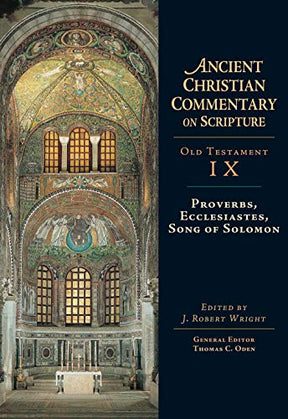 Editor J. Robert Wright presents commentary on Proverbs, Ecclesiastes and the Song of Solomon, showcasing response by the early church fathers to what they judged to be the finest wisdom about the deeper issues of life prior to the time of God's taking hu