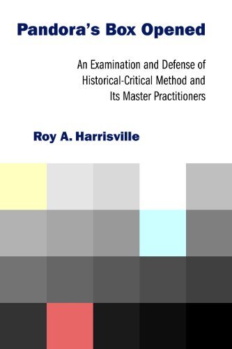 An Examination and Defense of Historical-Critical Method and Its Master Practitioners

For many, the historical-critical method has released a host of threats to Christian faith and confession. In Pandora's Box Opened, however, Roy Harrisville argues that