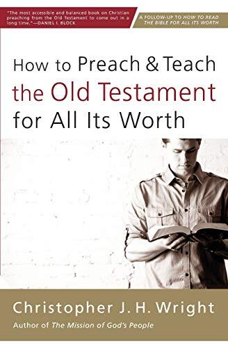 In How to Preach and Teach the Old Testament for All Its Worth Christopher J. H. Wright shows the reader why and how we should preach from the Old Testament. Covering the History, Law, Prophets, Psalms, and Wisdom Literature, interspersed with practical c
