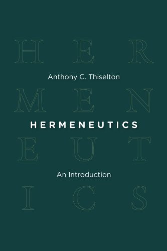 An Introduction

Here, Anthony Thiselton brings together his encyclopedic knowledge of hermeneutics and his nearly four decades of teaching on the subject to provide an ideal textbook which takes the reader through the time-honoured interpretation techniq