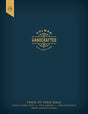 The CSB Verse-by-Verse Reference Bible features an easy-to-read design by starting each verse on its own line. The design also includes red bold and indented verse numbers, wide margins, and a cross reference system found at the bottom corner of the page 