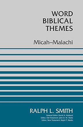 A companion to the acclaimed Word Biblical Commentary, the Word Biblical Themes series helps readers discover the most important themes of a book of the Bible. This series distills the theological essence of a given book of Scripture and serves it up in w