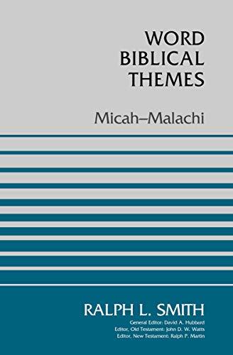 A companion to the acclaimed Word Biblical Commentary, the Word Biblical Themes series helps readers discover the most important themes of a book of the Bible. This series distills the theological essence of a given book of Scripture and serves it up in w