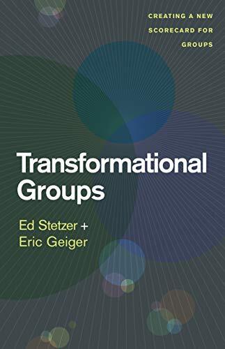 Creating a New Scorecard for Groups

God declared through the Apostle Paul that the church would be a place of transformation. In 2 Corinthians 5:17 we find, Therefore, if anyone is in Christ, he is a new creation; old things have passed away, and look, n