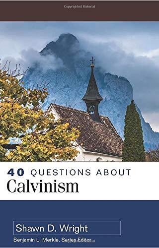 In 40 Questions About Calvinism , church historian Shawn Wright tackles many issues about the theological system known as Calvinism. Taking an irenic approach, Wright explains the key doctrines while also contrasting them with Arminianism. The accessible 