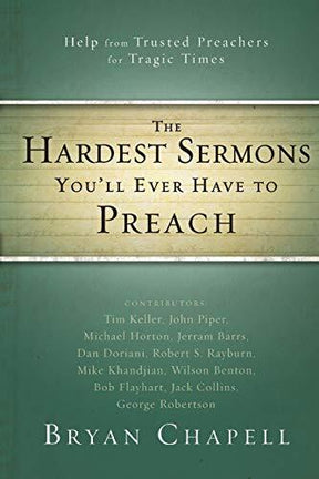 Help from Trusted Preachers for Tragic Times

This indispensable resource provides 25 sermons for busy pastors faced with the toughest topics they will ever be called upon to preach: murder, suicide, abuse, AIDS, war, national crisis, accidental death, ab