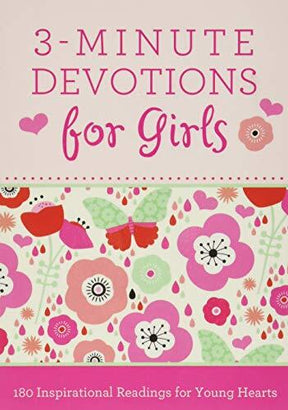 180 Inspirational Readings for Young Hearts

Encourages girls to take three minutes out of their day to quiet their spirit and think on God's love.