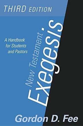 A Handbook for Students and Pastors

The third edition of this handbook provides a step-by-step guide to writing an exegetical paper on the New Testament. It takes into account the latest advances in methodology as well as resources. 10 illustrations.
