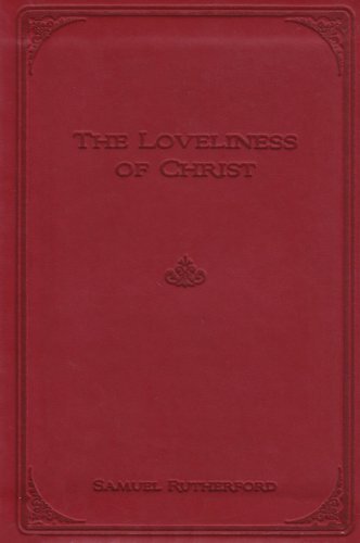 This beautiful gift book is full of short extracts of some of Samuel Rutherford's most helpful thoughts. It truly makes Rutherford's words sparkle like diamonds on a dark cloth in a jeweler's shop. Readers will find help, comfort, wise counsel, and spirit