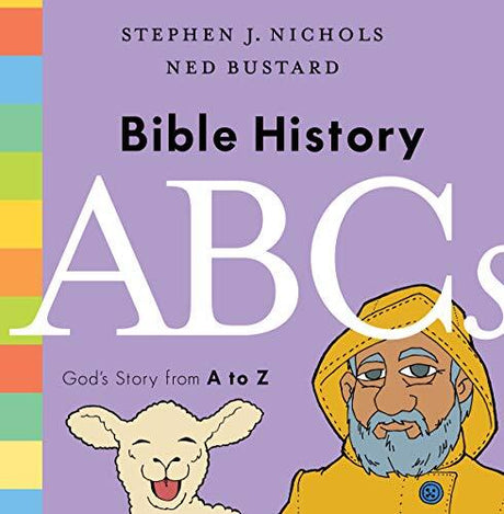 God's Story from A to Z

This one-of-a-kind ABC book follows the timeline of the Bible from A to Z, containing corresponding Scripture passages, descriptions, classical fine art, and whimsical illustrations. Written for kids up to age 7, but