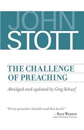 Internationally esteemed as an expository preacher, evangelical spokesman, and Christian gentleman, John Stott edified thousands of Christian preachers and listeners during his lifetime. His writings, marked by a special clarity of expression, continue to