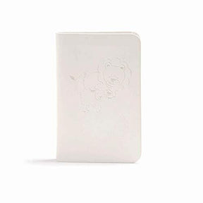 An ideal baby shower or dedication gift, this beautiful edition contains the readable, faithful-to-the-original text of the Christian Standard Bible. Features a Presentation page, Words of Christ in red, and silver page ends, all in a lovely gift box.