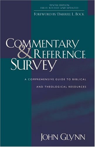 A Comprehensive Guide to Biblical and Theological Resources

Now in its tenth edition, this reliable, acclaimed guide lists and ranks approximately 900 commentaries and 1,600 other biblical resources for the benefit of professors, Bible students, and past