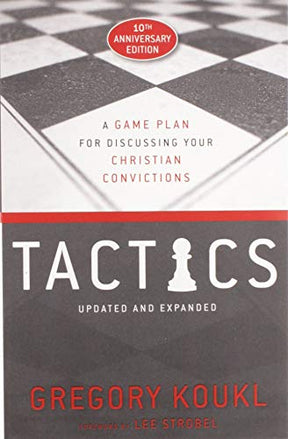 A Game Plan for Discussing Your Christian Convictions

In Tactics, Gregory Koukl demonstrates how to artfully regain control of conversations, keeping them moving forward in constructive ways through thoughtful diplomacy. You'll learn how to maneuver comf