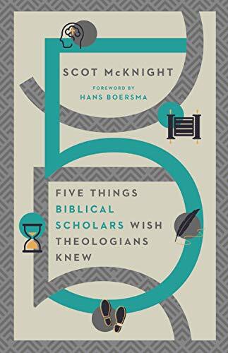 The relationship between biblical studies and theology is often marked by misunderstandings, methodological differences, and cross-discipline tension. With an irenic spirit as well as honesty about differences that remain, New Testament scholar Scot McKni