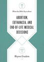 Wayne Grudem offers a biblical and ethical guide to controversial issues surrounding abortion and euthanasia, defining his terms clearly and exploring science, politics, and opposing arguments.