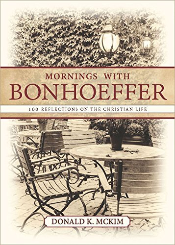 100 Reflections on the Christian Life

A journey in faith with the words of Bonhoeffer. "No priest, no theologian stood at the cradle of Bethlehem. And yet, all Christian theology finds its beginnings in the miracle of miracles, that God became human." Th