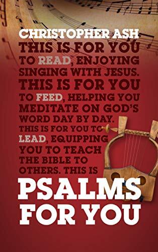 How to Pray, How to Feel and How to Sing

Enjoy reading and applying different types of psalms, and seeing Jesus in every one. Christopher Ash shows us how to read and apply the book of Psalms. He takes us through 15 pairs of psalms that represent various