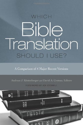 A Comparison of 4 Major Recent Versions

Four  Bible experts make a case for using the modern English translation of Scripture he personally prefers; Douglas Moo (NIV 2011), Wayne Grudem (English Standard Version), Ray Clendenen (Holman Christian Standard