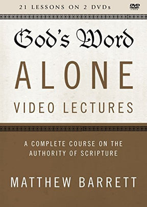 A Complete Course on the Authority of Scripture

The Five Solas Series offers students a look back to the five rallying cries of the Reformation--the five solas. In God's Word Alone Video Lectures, scholar and professor Matthew Barrett explores the histor