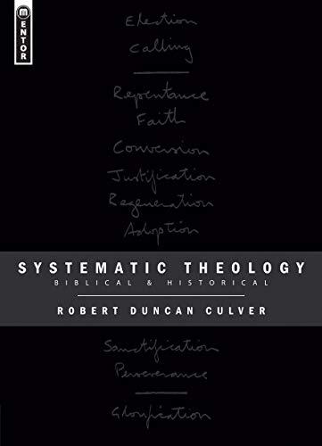 Biblical and Historical

Robert Culver wrote Systematic Theology with the goal of creating a treasure trove for the student of the Bible. No previous knowledge of theology demanded, this volume is written in an essentially readable way and is the perfect 