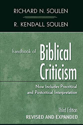 Integrating the newest methods and theories of biblical studies, this third edition contains over 800 terms, phrases, names, explanations of common abbreviations, notes on major methodologies and exegetical basics, biographical sketches of key figures in 