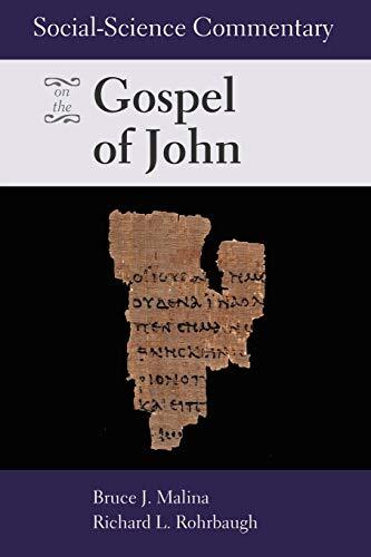 Building on the unique format and success of their Social-Science Commentary on the Synoptic Gospels, Includes illustrations and photographs. Malina and Rohrbaugh extend their framework to the Fourth Gospel. Unlike the usual historical, exegetical, or the