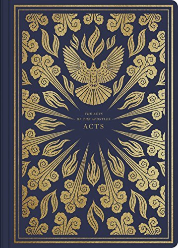 ESV Illuminated Scripture Journal: Acts pairs the entirety of the book of Acts with a lightly dotted blank page opposite each page of Bible text and hand-lettered illustrations interspersed throughout--providing space to creatively engage with and reflect