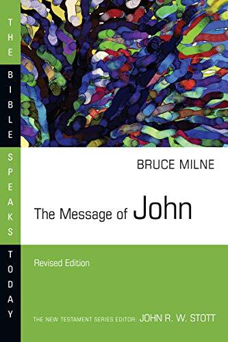 In this BST volume, longtime pastor Bruce Milne provides a thoughtful exposition of John's Gospel, offering an accessible and reliable guide for exploring John's powerful portrait of Christ. Milne sets the stage with introductory material on the authorshi