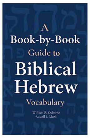 A Book-by-Book Guide to Biblical Hebrew Vocabulary is intended to help students, pastors, and professors who wish to read a particular book of the Hebrew Bible in its original language to master the vocabulary that occurs most frequently in the book in qu