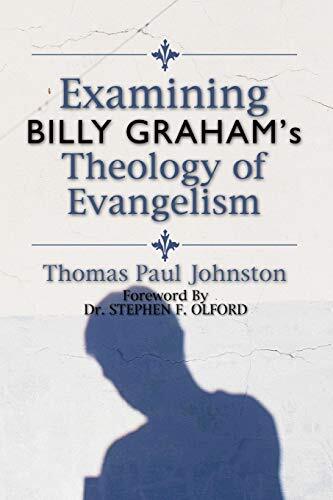 Examining Billy Graham's Theology of Evangelism' was written to advance an unbiased understanding of Billy Graham's theology and practice. Theological examination of Graham's sermons revealed four distinct eras in his theology and practice: -The Early-Ear