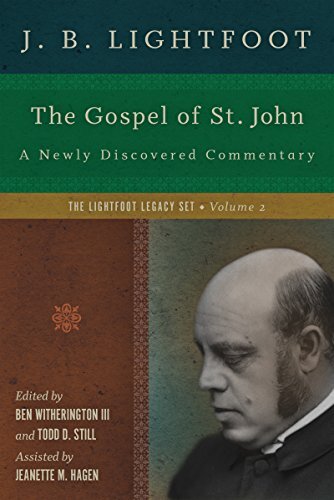 A Newly Discovered Commentary

Recently discovered in the Durham Cathedral Library, J. B. Lightfoot's commentary on the Gospel of St. John is a landmark event of great significance to both church and academy. Carefully transcribed and edited, these texts 