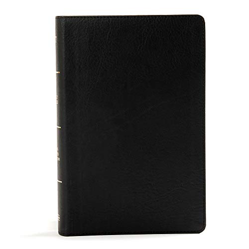 The KJV Large Print Personal Size Reference Bible features large, easy-to-read 11.25-point type in a convenient trim size that is perfect for devotional reading, personal study, or use at church. The large print type also makes this Bible an ideal choice 