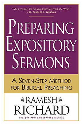 A Seven-Step Method for Biblical Preaching

"The Bible is what God has made. Sermons are what we make with what God has made." This is the foundation for developing expository messages, according to Ramesh Richard. His method, explained in Preparing Expos