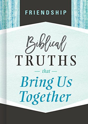 Biblical Truths That Bring Us Together

This book is an entire collection of biblical truth that deals with a specific area of life--a specific need, a specific topic, a specific place where questions have always seemed more prevalent than answers.