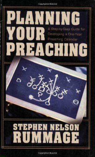 A Step-by-step Guide for Developing a One-year Preaching Calendar

A pastor-created and field-tested, easily adaptable method for planning a comprehensive preaching ministry.