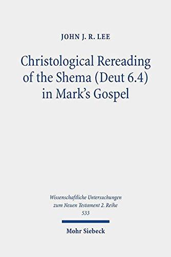 In Mark's Gospel, the Shema language of Deut 6.4 is not merely reiterated in a traditional sense but reinterpreted in a striking way that links Jesus directly and inseparably with Israel's unique God. Such an innovative rereading of the Shema must be unde