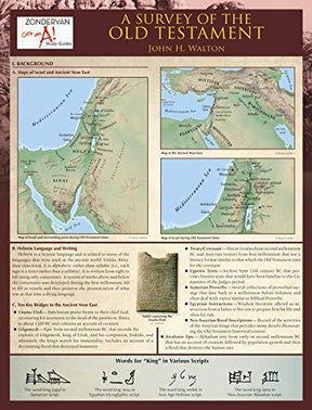 No more hunting through textbooks, laboring over self-made study cards, or fumbling with sticky notes. A Survey of the Old Testament Laminated Sheet enables students to see critical information for the study of the Old Testament at a glance and serves the