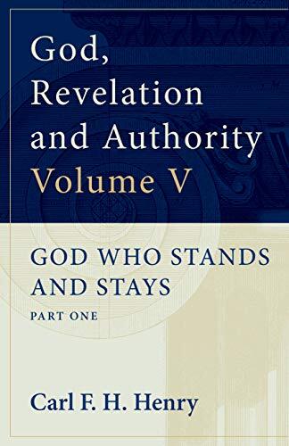 He concluded that, "if we humans say anything authentic about God, we can do so only on the basis of divine self-revelation; all other God-talk is conjectural." This basic premise underlies the entirety of God, Revelation and Authority. As you read God, R