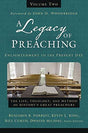 The Life, Theology, and Method of History's Great Preachers

A Legacy of Preaching, Volume Two follows the great preachers of history from the Enlightenment to the present day, in their context, as they approach the theological task of preac
