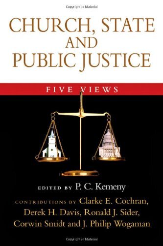 Five Views

Edited by P. C. Kemeny, these five essays represent five major views of the relationship of the church and Christian teaching with respect to matters of public justice administered by our government. Each essay includes a response from the oth