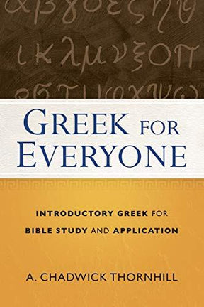 Introductory Greek for Bible Study and Application

Who Says You Have to Attend Seminary to Learn Greek? Reading the New Testament in its original language is one of the most effective ways to gain a greater understanding of the message of the Bible. Even
