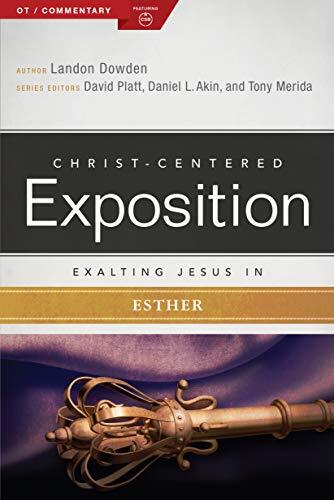 Exalting Jesus in Esther is part of the Christ-Centered Exposition Commentary series. Edited by David Platt, Daniel L. Akin, and Tony Merida, this new commentary series, projected to be 48 volumes, takes a Christ-centered approach to expositing each book 
