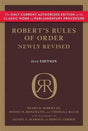 The only authorized edition of the classic work on parliamentary procedure, with new and enhanced features, including how to conduct electronic meetings Robert's Rules of Order is the book on parliamentary procedure for parliamentarians and anyone involve