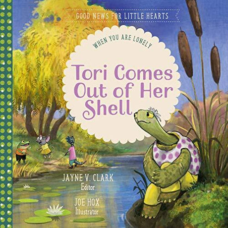 When You Are Lonely

Tori the turtle feels all alone. She has just moved to a new pond and a new school with her family and it seems like everyone has a friend except her. Her teacher notices she feels alone and helps her remember Jesus is always her frie