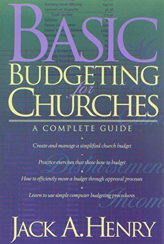A Complete Guide

In this clear, comprehensive guide, church financial management expert Jack Henry explains all the basics of building a solid church budgeting system. The book includes sample forms with complete instructions and commentary