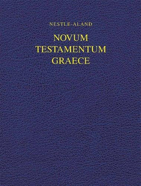 The Nestle-Aland Novum Testamentum Graece (NA28): Wide Margin Edition is the standard scholarly edition of the Greek New Testament used by scholars, Bible translators, professors, students, and pastors worldwide. In addition to the features below, this ne
