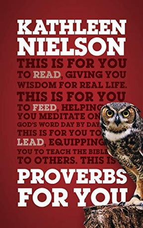 Giving You Wisdom for Real Life

Expository guide to the Proverbs that can be read as a book; used as a devotional; and utilized in teaching and preaching.