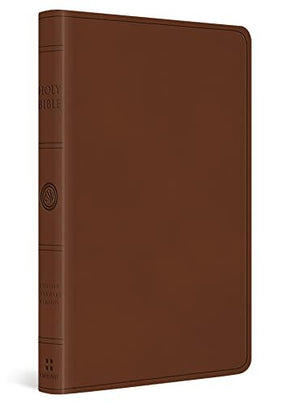 The ESV Large Print Value Thinline Bible includes 10-point Bible text, a quality TruTone cover, and a concordance--all in a portable format that is less than one inch thick. Containing the complete ESV text, the ESV Large Print Value Thinline Bible offers